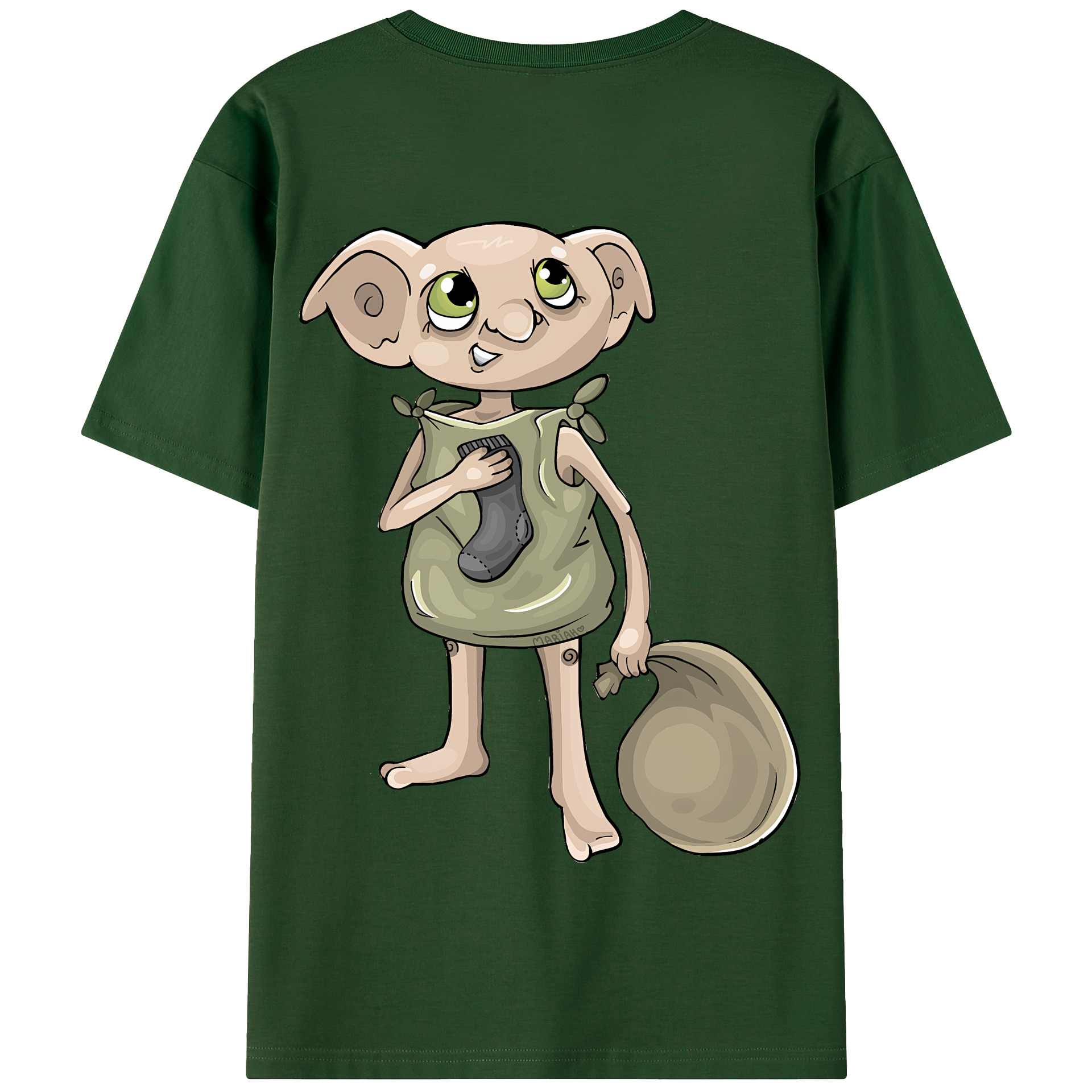 （画像用） Harry Potter ハリー・ポッターシリーズ 綿100％半袖Tシャツ（背面プリント）